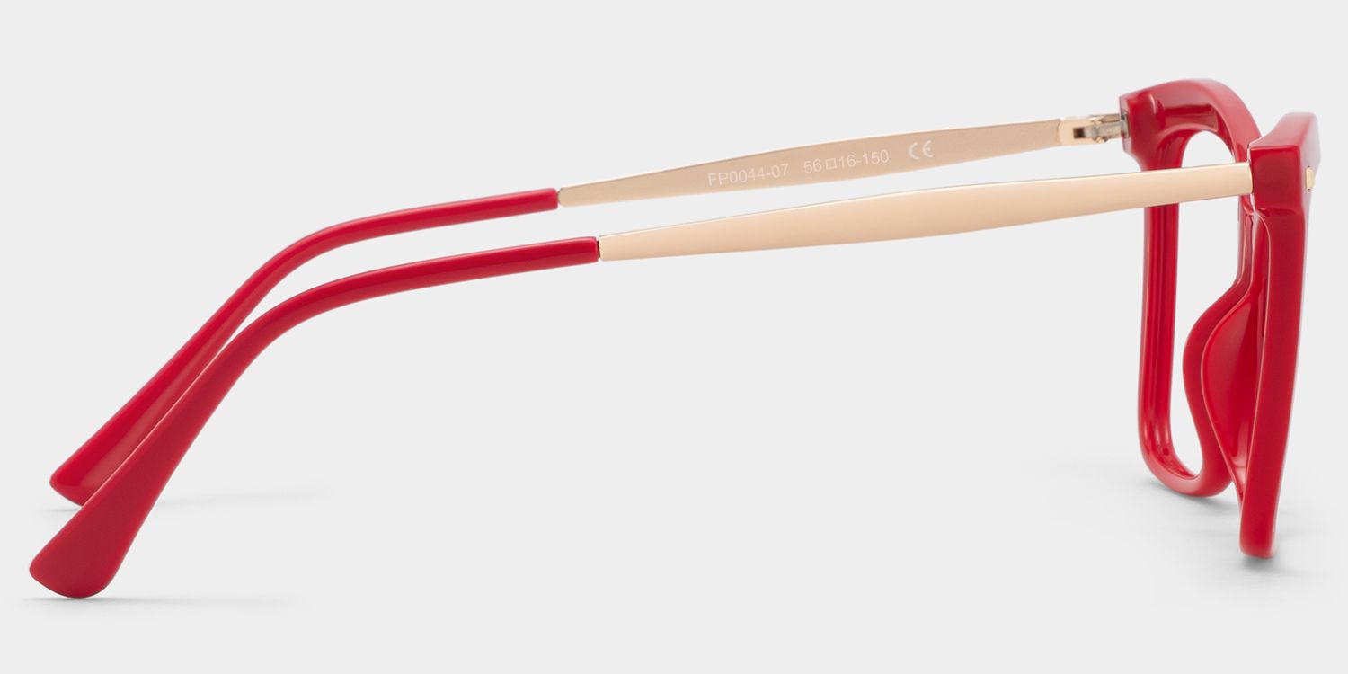 Isaebella Butterfly Red Eyeglasses and Thin Frames