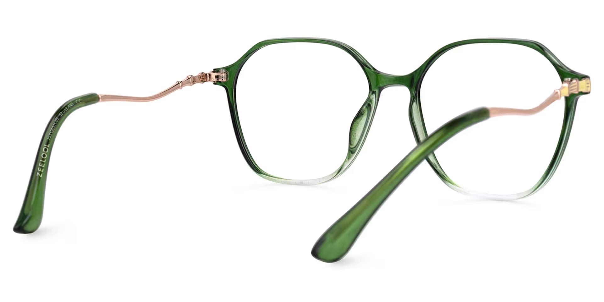 Lekesha Geometric Green Glasses3