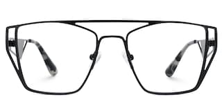 Abegayle Geometric Black Glasses0