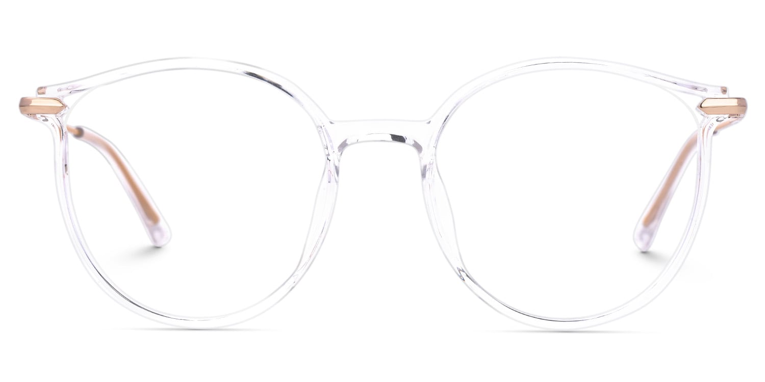 Caylan Crystal Eyeglasses with Round Design0