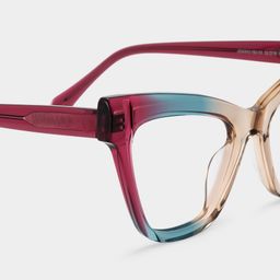 Saucie Cateye Multicolor Glasses4