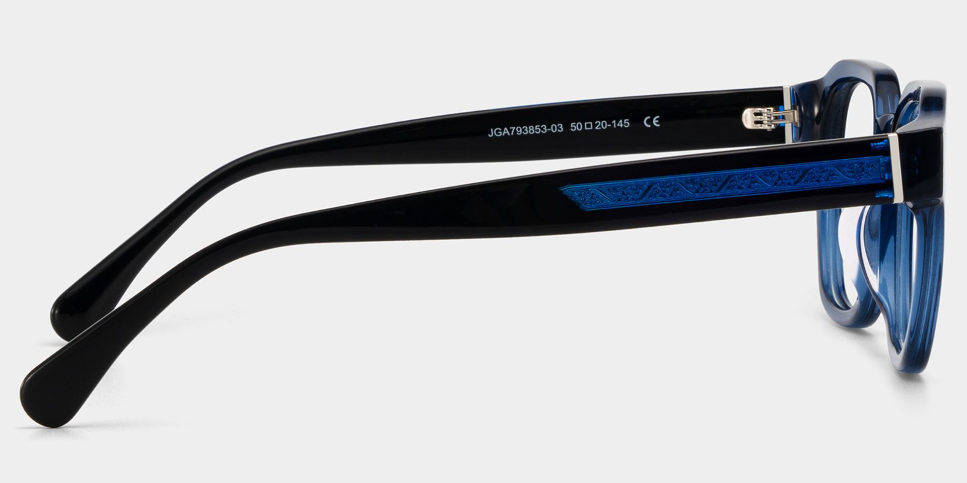 Hope Blue Frame Glasses with Round Frame Online | ZEELOOL4