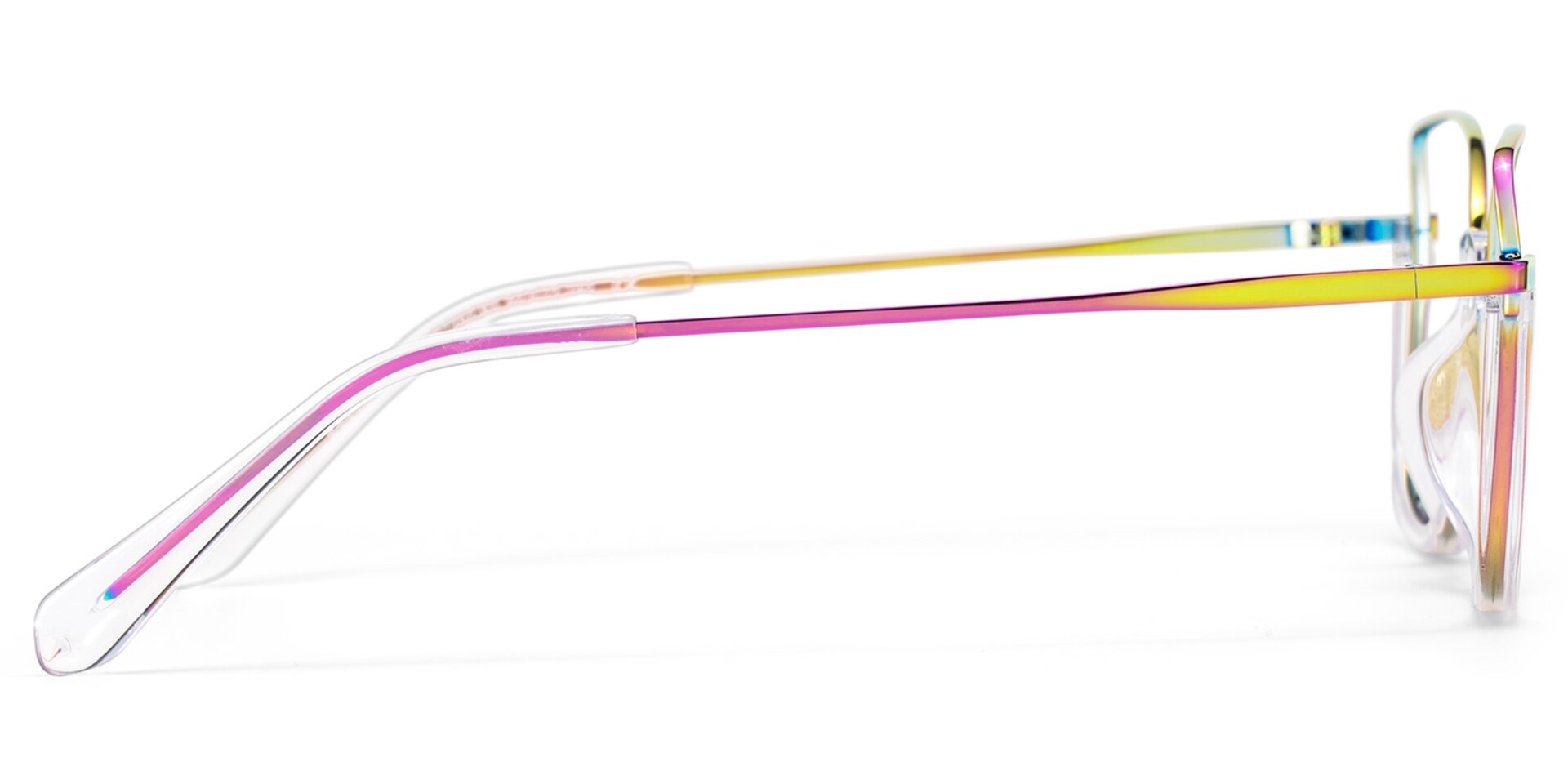 Coleman Eyeglasses in Square Iridescent Frame | Zeelool3