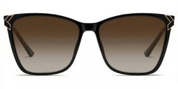 Tricee Square Black Glasses0