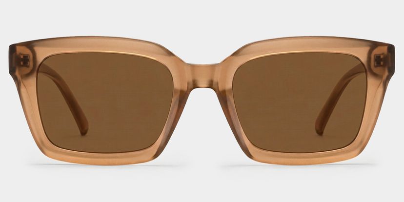 Marley Beige Rectangle Glasses