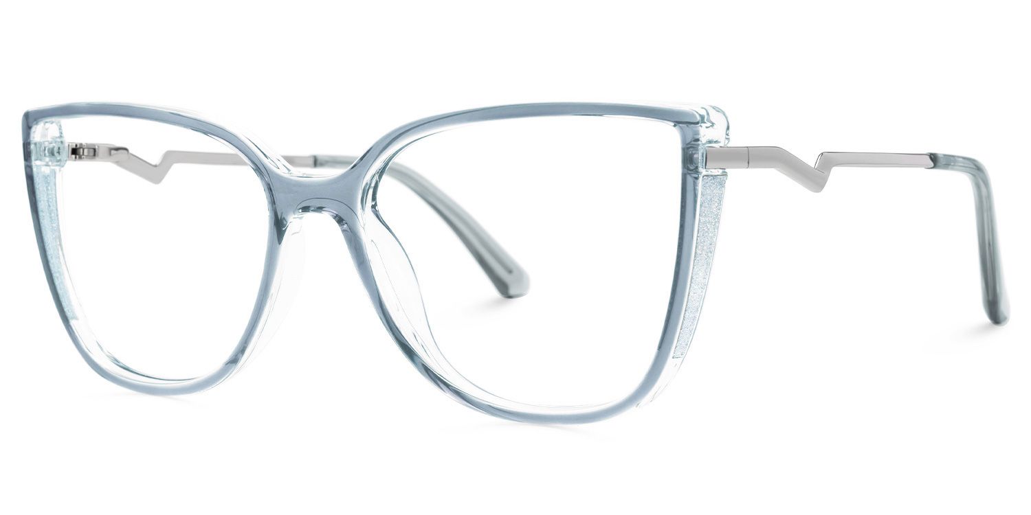 Spring hinges Celisa Eyeglasses, Celisa Blue Glasses -Zeelool1
