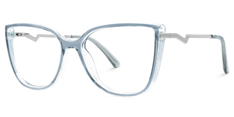 Celisa Cateye Blue Glasses