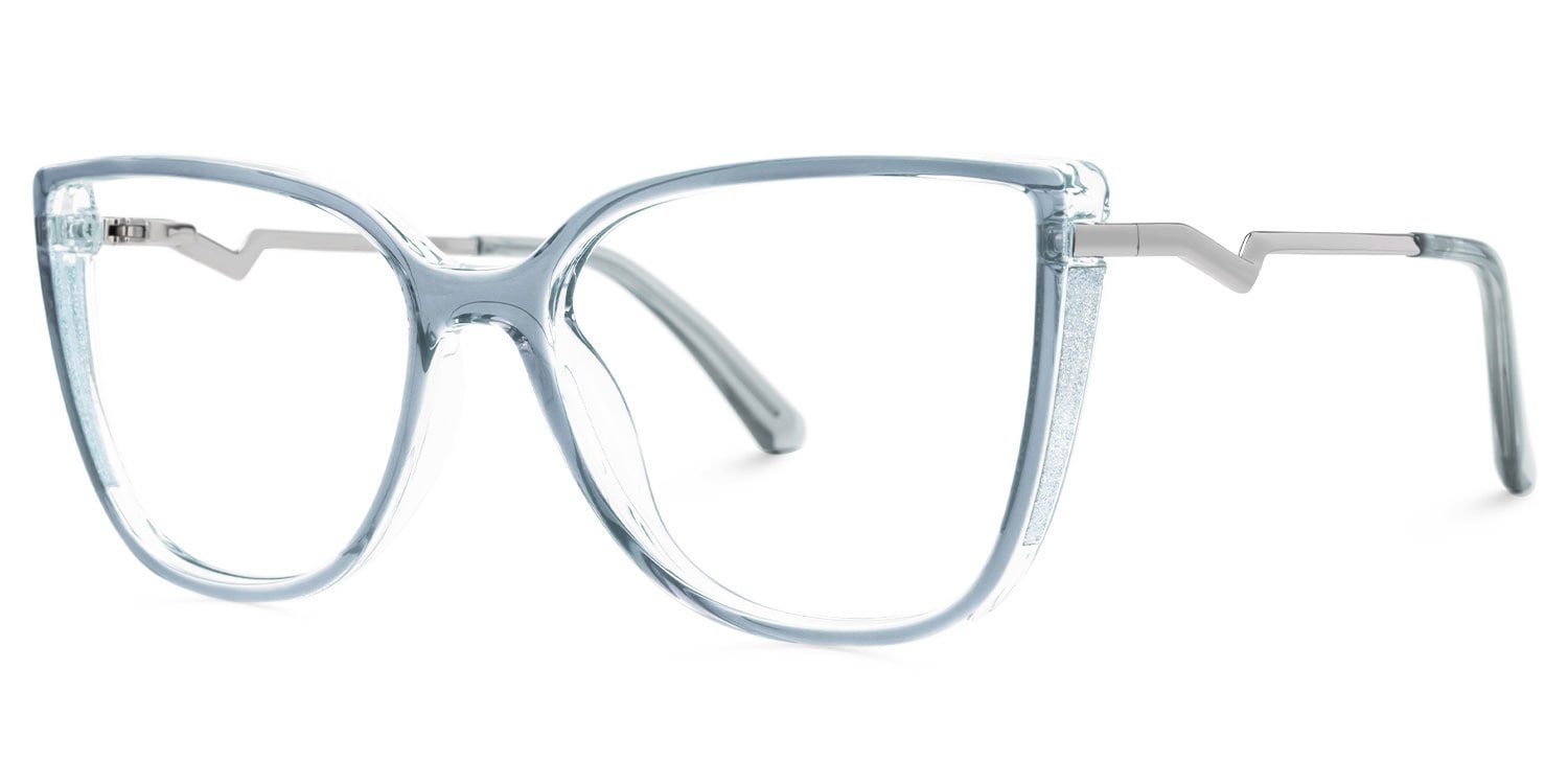 Celisa Cateye Blue Glasses