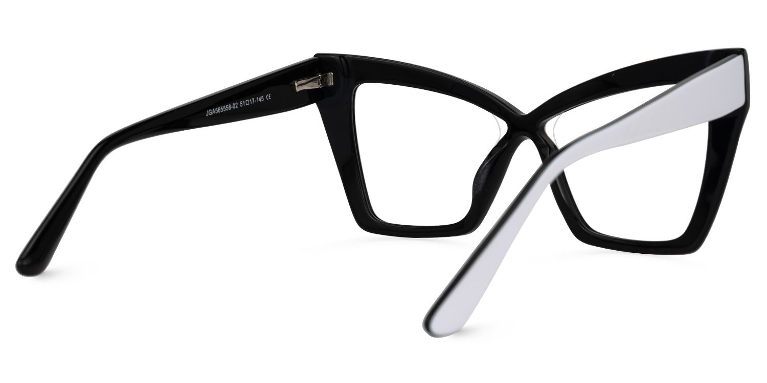 Midgett Cateye White Glasses | ZEELOOL Canada3