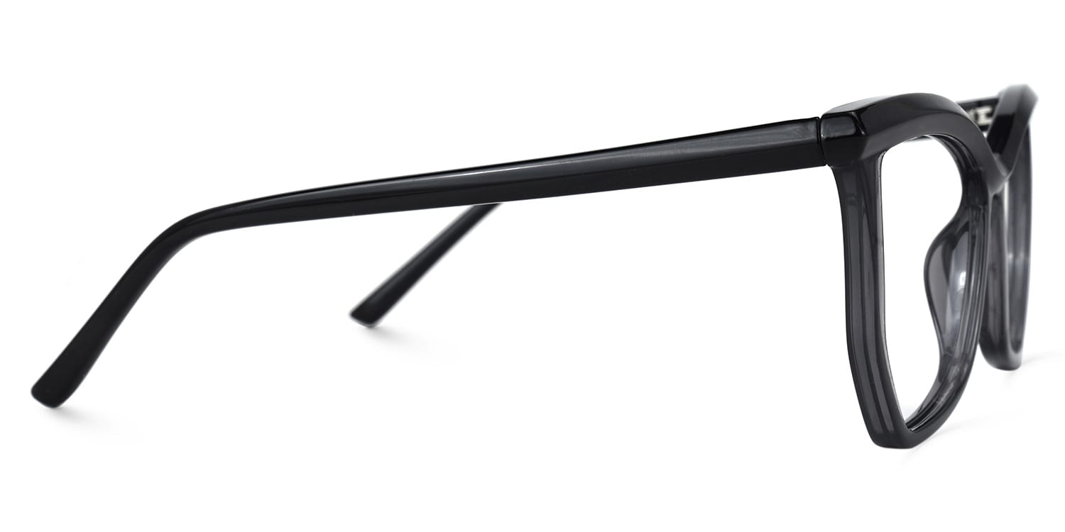 【専用】偏光花柄 ブラック 手染めビーズなど4点 Cateye Tonka Black Glasses on sale -Zeelool Glasses