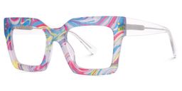 Agaton Square Colorful Glasses1