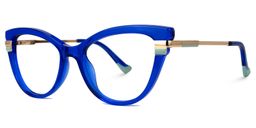 Spalburg Cateye Blue Glasses1
