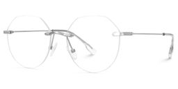 Osorio Geometric Silver Glasses2