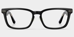 Buzz Black Rectangle Glasses0