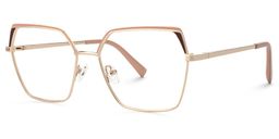 Emelia Geometric Pink Glasses1