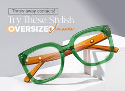 Ebony Square Green Glasses4