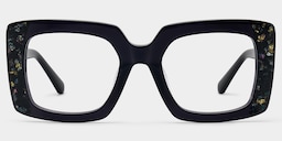 Sable Square Black Glasses2