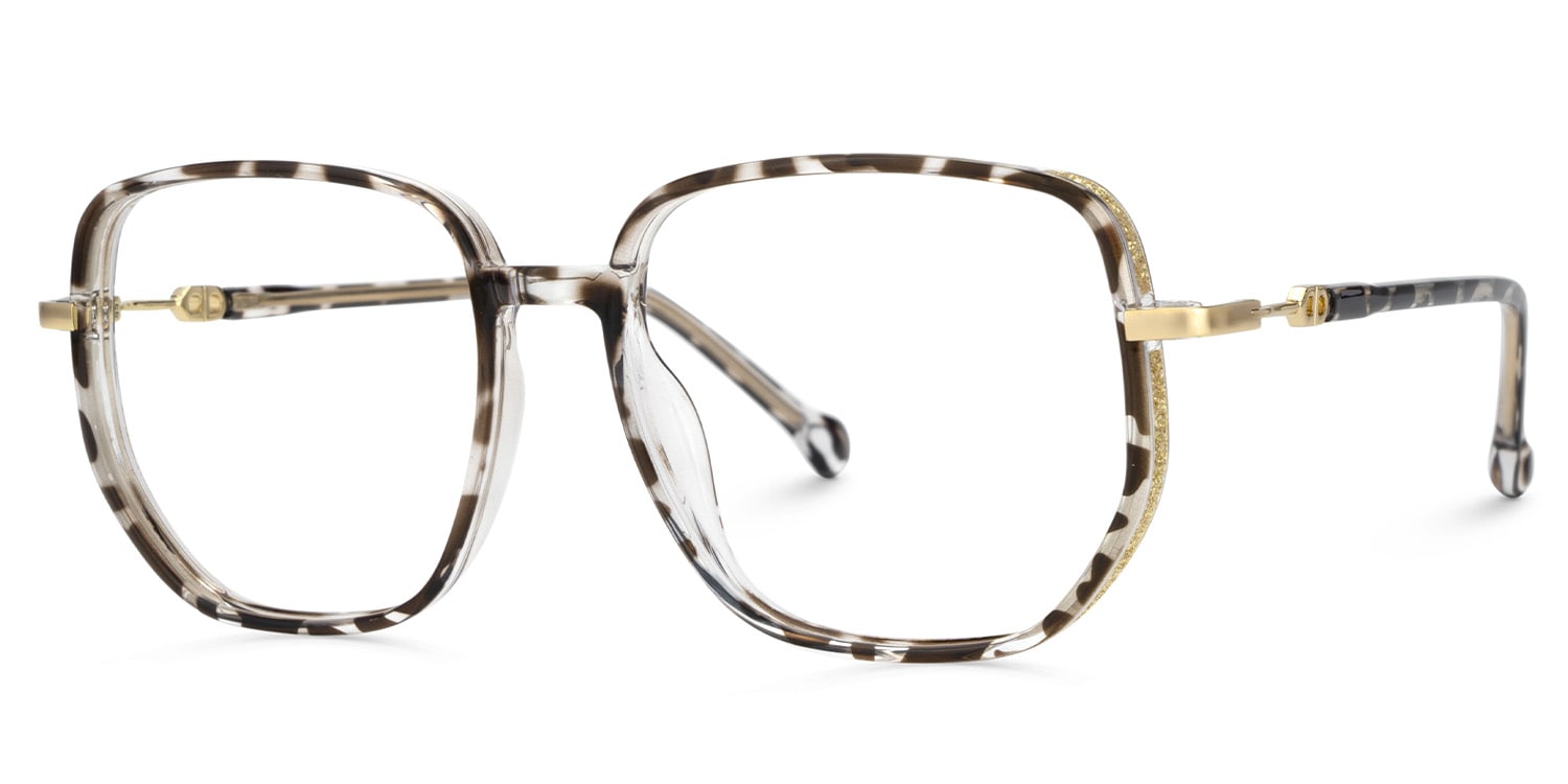 Joana Geometric Tortoise Glasses2