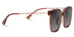 Tammie Square Red Sunglasses2