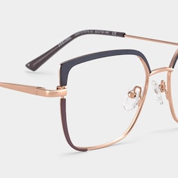 Grasso Square Two-Tone Glasses4