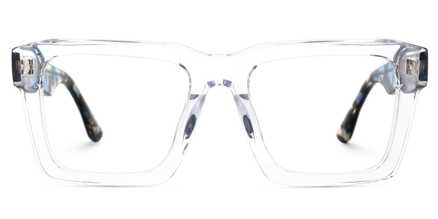 Kenish Designer Eyeglasses in Square Clear Frame0