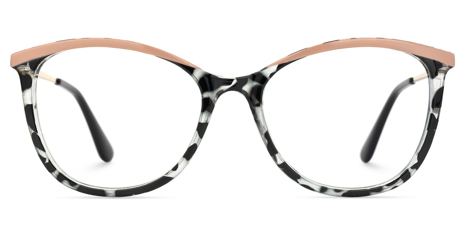 Jenee Thin Frame Tortoise shell Glasses in Oval Design | Zeelool0