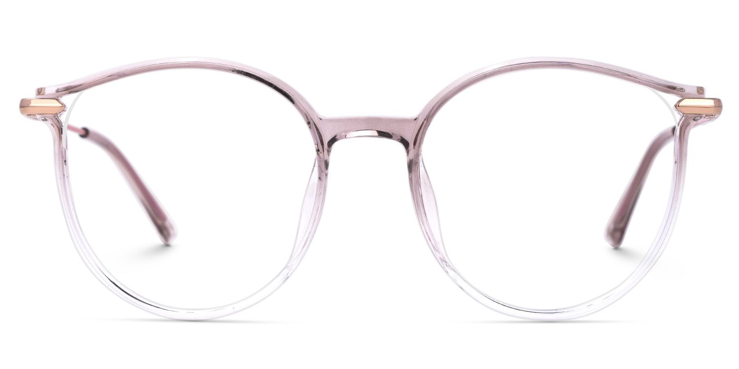 Caylan Dusty Pink Eyeglasses with Round Design0