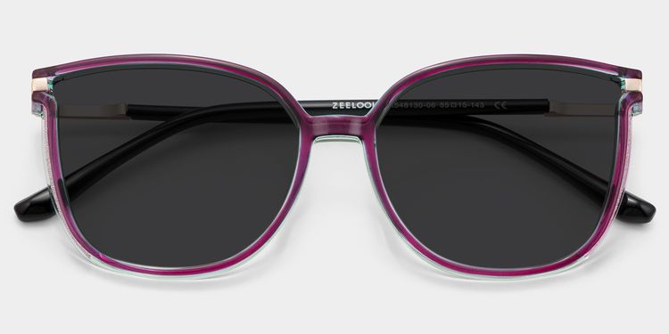 Rodz Square Purple Sunglasses
