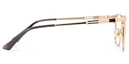 Finn Rectangle Gold Glasses4