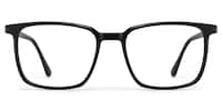 Aidan Rectangle Black Glasses1