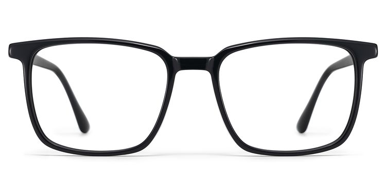 Aidan Rectangle Black Glasses