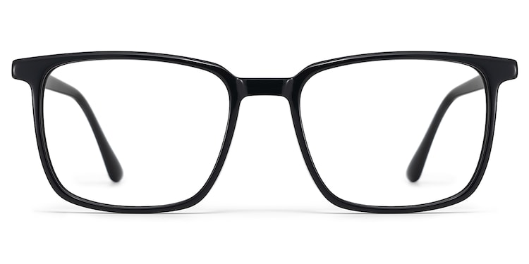 Aidan Rectangle Black Glasses