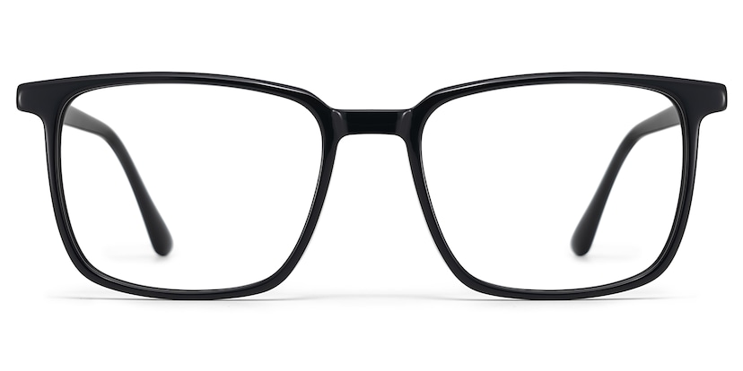 Aidan Rectangle Black Glasses