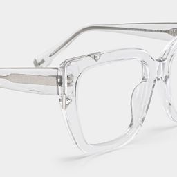 A clear, oversized frame that's playful and chic.5