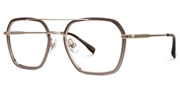 Sherie Aviator Brown Glasses1