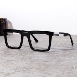 Leblanc Rectangle Black Glasses0