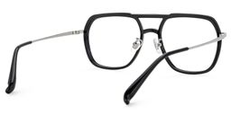 Vergie Black Aviator Glasses3