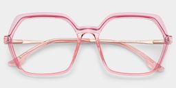 Waldron Geometric Pink Glasses1