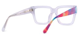 Pop Rectangle Colorful Glasses5