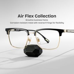 Audrey Browline Black Glasses0