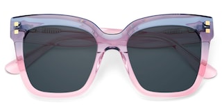 Minguela Square Gray Pink Sunglasses1