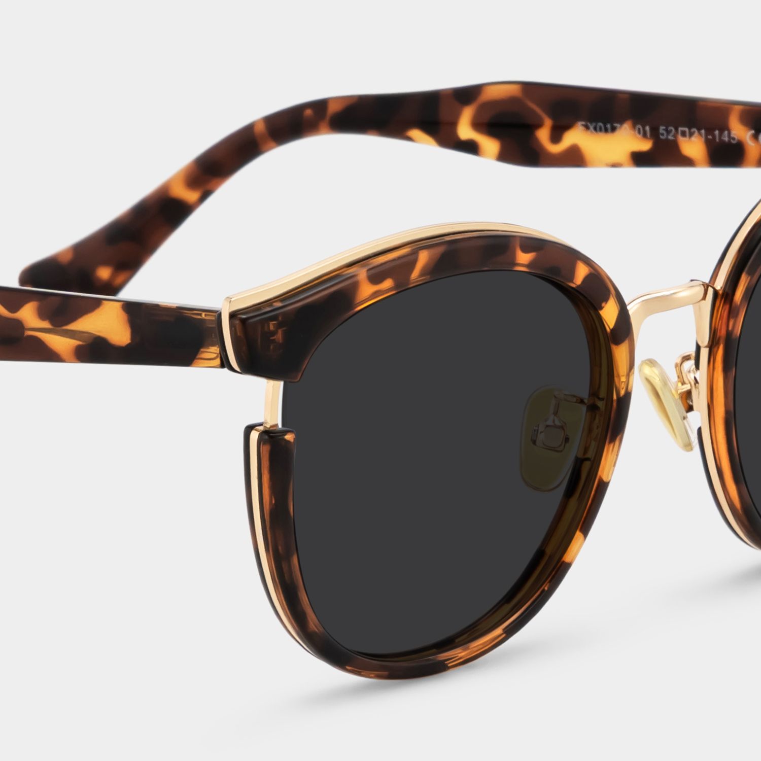 Laraine Cat Eye Tortoise Frame Sunglasses | Zeelool Optical4