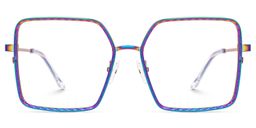 Toure Square Iridescent Glasses0
