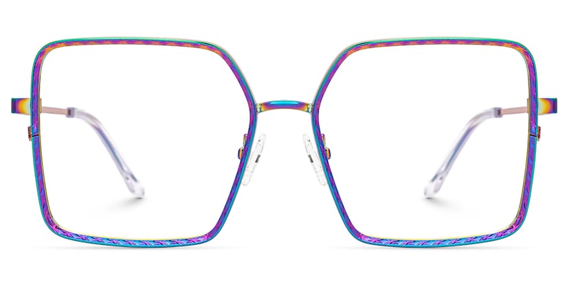 Toure Square Iridescent Glasses