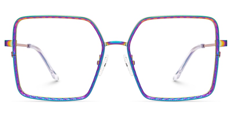 Toure Square Iridescent Glasses