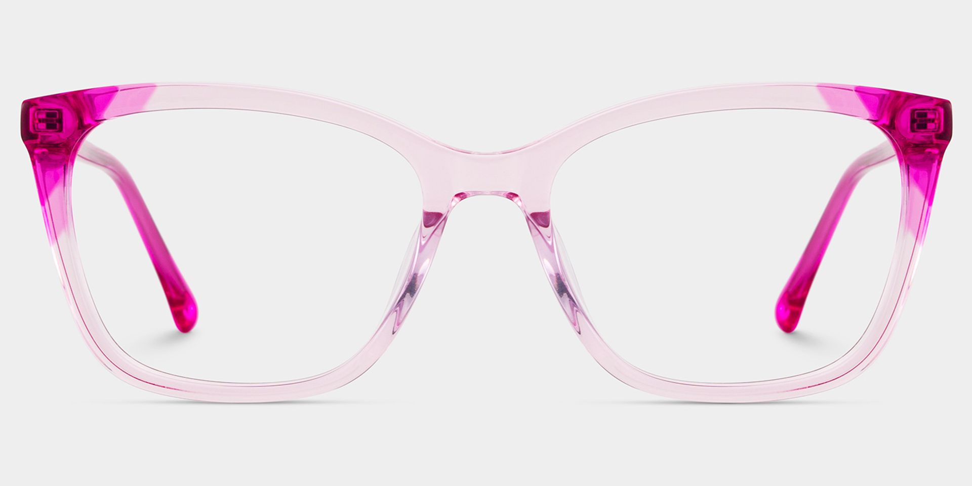 Juno Rectangle Pink Frame Eyeglasses for Woman| ZEELOOL1
