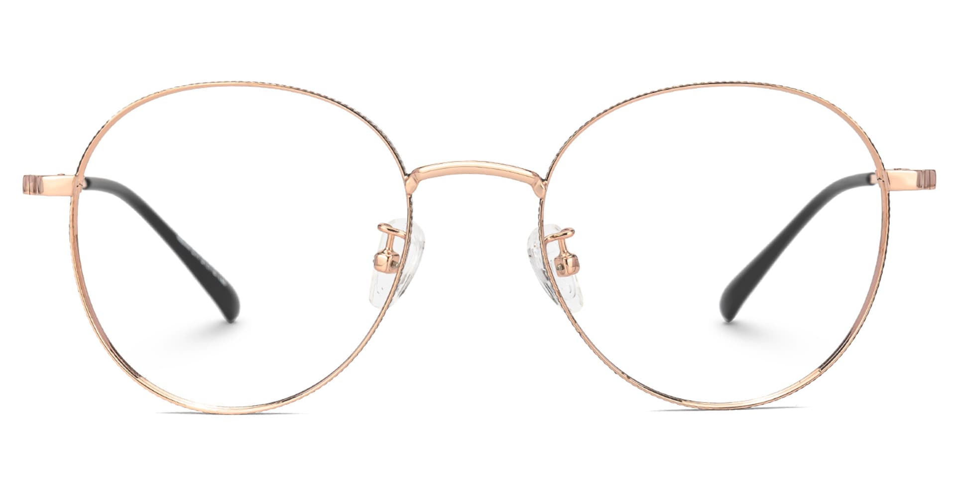 Blue-Light Blocking Ringstaff Eyeglasses, Ringstaff Rose-Gold Glasses -Zeelool0