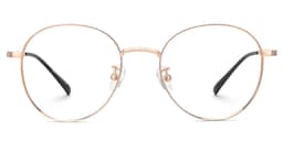 Ringstaff Round Rose-Gold Glasses0