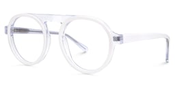 Gallardo Aviator White Glasses1