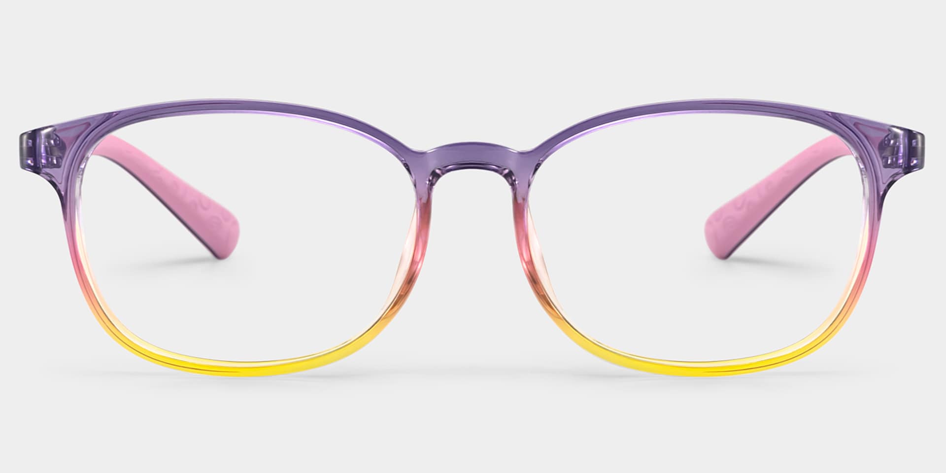 Kids Rectangle Colorful Amaker Frame Glasses | Zeelool0